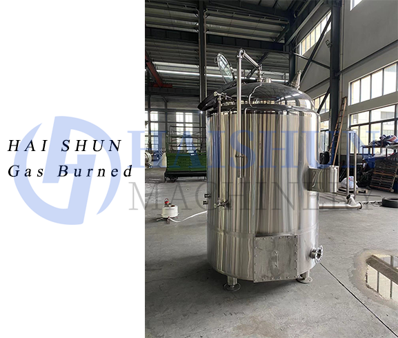 Spalony gaz systemu parzenia 15BBL