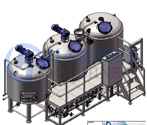 Warzelnia 15BBL 3 naczynia MT/LT+BK+WT